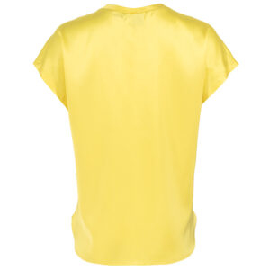 100100A1RI_H17-01 Farida Κίτρινη Μεταξωτή Μπλούζα pinko