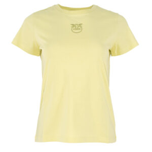 100355A1NW_H23-00 Bussolotto Κίτρινο T-Shirt pinko