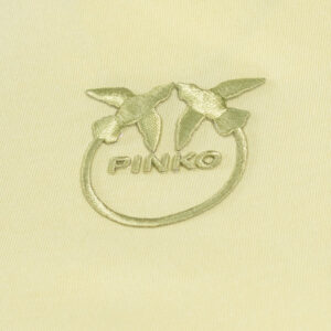 100355A1NW_H23-02 Bussolotto Κίτρινο T-Shirt pinko