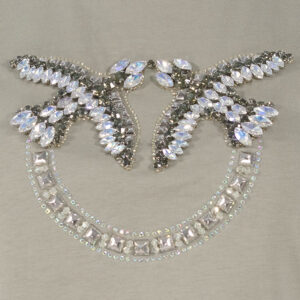 100535A1R7_U84-02 Quentin Χακί T-Shirt Με Love Birds pinko