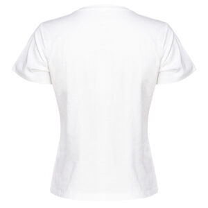 100535A1R7_Z14-01 Quentin Άσπρο T-Shirt Με Love Birds pinko