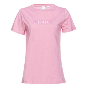 101752A1NW_N98-00 Start Ροζ T-Shirt Με Logo pinko
