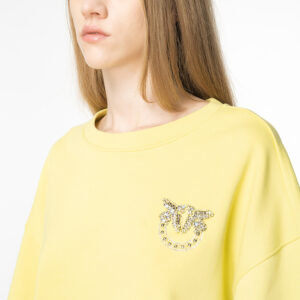 102827A1R8_H23-mdl2 Ceresole Κίτρινη Μπλούζα Με Love Birds pinko