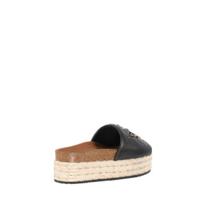 2017600109-02 Kensington Eye Flatform Μαύρη Παντόφλα KURT GEIGER