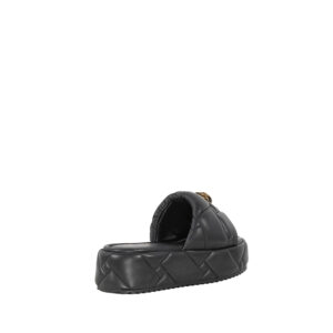 2017800109-02 Kensington Puff Flatform Μαύρη Παντόφλα KURT GEIGER