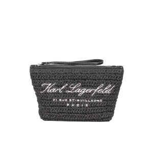 240W3945_999-00 Hotel Karl Beach Pouch Μαύρο Τσαντάκι KARL LAGERFELD
