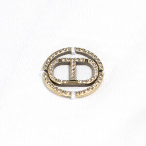 241TP2215_00001-02 Άσπρο T-Shirt Με Μεταλλικό Logo TWINSET