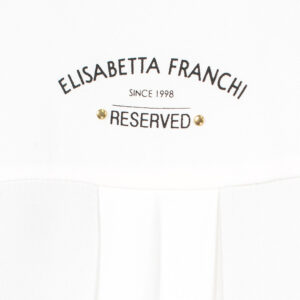 CA02841E2_360-02 Άσπρο Πουκάμισο Με Logo ELISABETTA FRANCHI