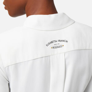 CA02841E2_360-mdl2 Άσπρο Πουκάμισο Με Logo ELISABETTA FRANCHI