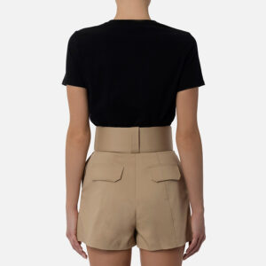 MA01141E2_110-mdl3 Μαύρο T-Shirt Με Χρυσό Κολιέ ELISABETTA FRANCHI