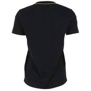 MA01741E2_110-01 Μαύρο T-Shirt Με Άνοιγμα Και Κολιέ ELISABETTA FRANCHI