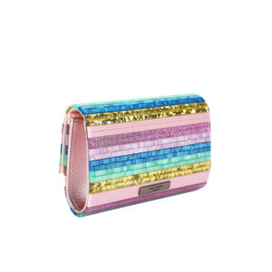 0512799999-01 Party Eagle Clutch Πολύχρωμο Παλ Τσαντάκι KURT GEIGER