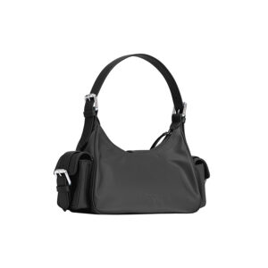 102794A1J4_Z99N-01 Recycled Cargo Bag Μαύρη Τσάντα pinko