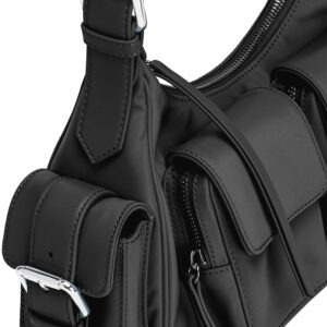 102794A1J4_Z99N-02 Recycled Cargo Bag Μαύρη Τσάντα pinko