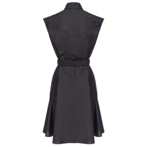 103111A1P4_Z99-01 Anaceta Mini Μαύρο Φόρεμα Με Ζώνη pinko