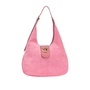 103275A0YG_P31Q-00 Hobo Mini Ροζ Σουέντ Τσάντα pinko