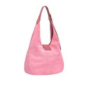 103275A0YG_P31Q-01 Hobo Mini Ροζ Σουέντ Τσάντα pinko