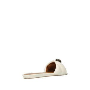 2026641109-02 Kensington Puff Sandal Άσπρη Παντόφλα KURT GEIGER