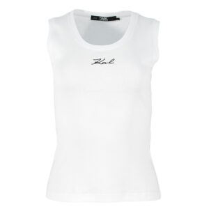 241W1712_100-00 Άσπρο Φανελάκι Με Logo KARL LAGERFELD