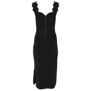274546_BLK-01 Sharmay Μαύρο Midi Στενό Φόρεμα ted baker