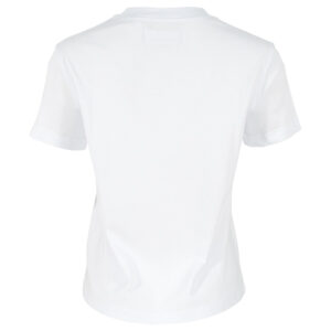 76HAHL01-CJ01L_G03-01 Άσπρο T-Shirt Με Logo Καρδιά VERSACE JEANS COUTURE