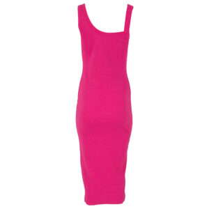 76HAO947-J0004_401-01 Φουξ Midi Φόρεμα Με Αγκράφα VERSACE JEANS COUTURE
