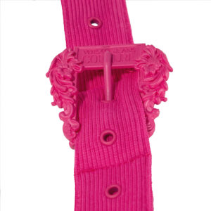 76HAO947-J0004_401-02 Φουξ Midi Φόρεμα Με Αγκράφα VERSACE JEANS COUTURE