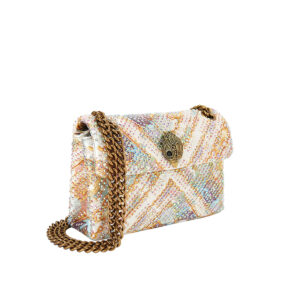 9546645229-02 Fabric Mini Kensington V Τσάντα Με Στρας KURT GEIGER