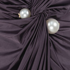 AB54737E2_200-02 Maxi Μωβ Σατέν Φόρεμα Με Κόμπο ELISABETTA FRANCHI