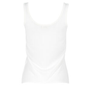 TK20B42E2_360-01 Άσπρο Πλεκτό Τοπ Με Logo ELISABETTA FRANCHI
