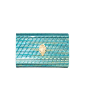 0512777999-00 Party Eagle Clutch Μπλε Τσαντάκι KURT GEIGER