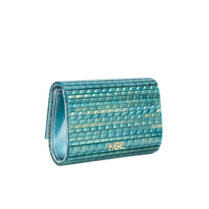 0512777999-01 Party Eagle Clutch Μπλε Τσαντάκι KURT GEIGER