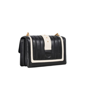 102823A1F1_ZZ2Q-01 Classic Love One Ασπρόμαυρη Τσάντα pinko