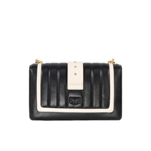 102823A1F1_ZZ2Q-02 Classic Love One Ασπρόμαυρη Τσάντα pinko