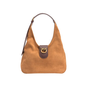 103275A0YG_L17Q-00 Hobo Mini Καφέ Σουέντ Τσάντα pinko