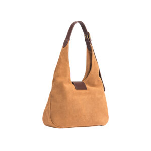103275A0YG_L17Q-01 Hobo Mini Καφέ Σουέντ Τσάντα pinko