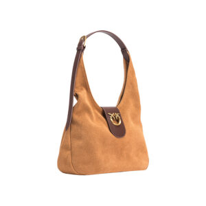 103275A0YG_L17Q-03 Hobo Mini Καφέ Σουέντ Τσάντα pinko