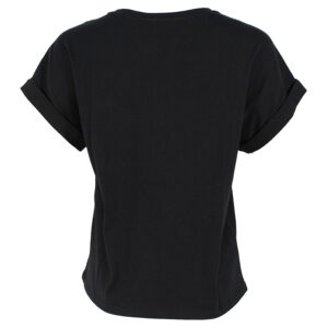 241TP2215_00006-01 Μαύρο T-Shirt Με Μεταλλικό Logo twinset