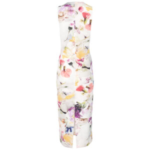 274416_WHT-01 Lilyha Μακρύ Άσπρο Φλοράλ Φόρεμα TED BAKER