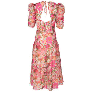 275409_PNK-01 Botani Μακρύ Ροζ Φλοράλ Φόρεμα TED BAKER