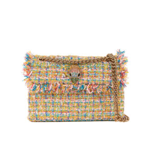 2949769609-00 Tweed Mini Kensington Πολύχρωμη Τσάντα KURT GEIGER