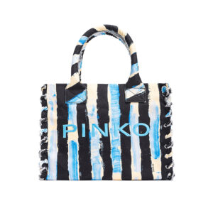 100782A0PZ_ZGB-00 Beach Shopping Εμπριμέ Ριγέ Τσάντα pinko