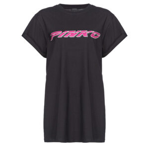 103138A1P7_ZW1-00 Telesto Μαύρο Μακρύ T-Shirt pinko