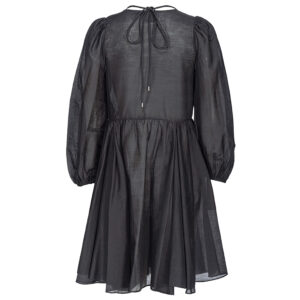 103587A1X2_Z99-01 Beowulf Κοντό Μαύρο Φόρεμα Με V pinko