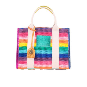 2043169609-00 Crochet Southbank Tote Πολύχρωμη Τσάντα KURT GEIGER