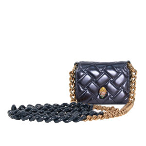 9981081109-03 Long Flap Wallet Chain Μπλε Τσαντάκι KURT GEIGER
