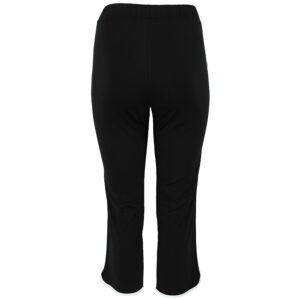 K24-255_BLK-01 Μαύρο Παντελόνι Κάπρι Με Άσπρη Ρίγα DIDONE