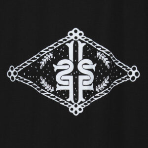 2484004_BLK-02 Noemie Μαύρο Oversize T-Shirt Με Στάμπα LESS SONDER FEELING