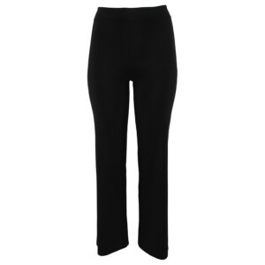 K24-245_BLK-00 Μαύρο Ελαστικό Παντελόνι Καμπάνα didone