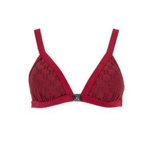 235W2230_224-00 KARL LAGERFELD K/Beachwear Κόκκινο Τοπ Τριγωνάκι Με Logo